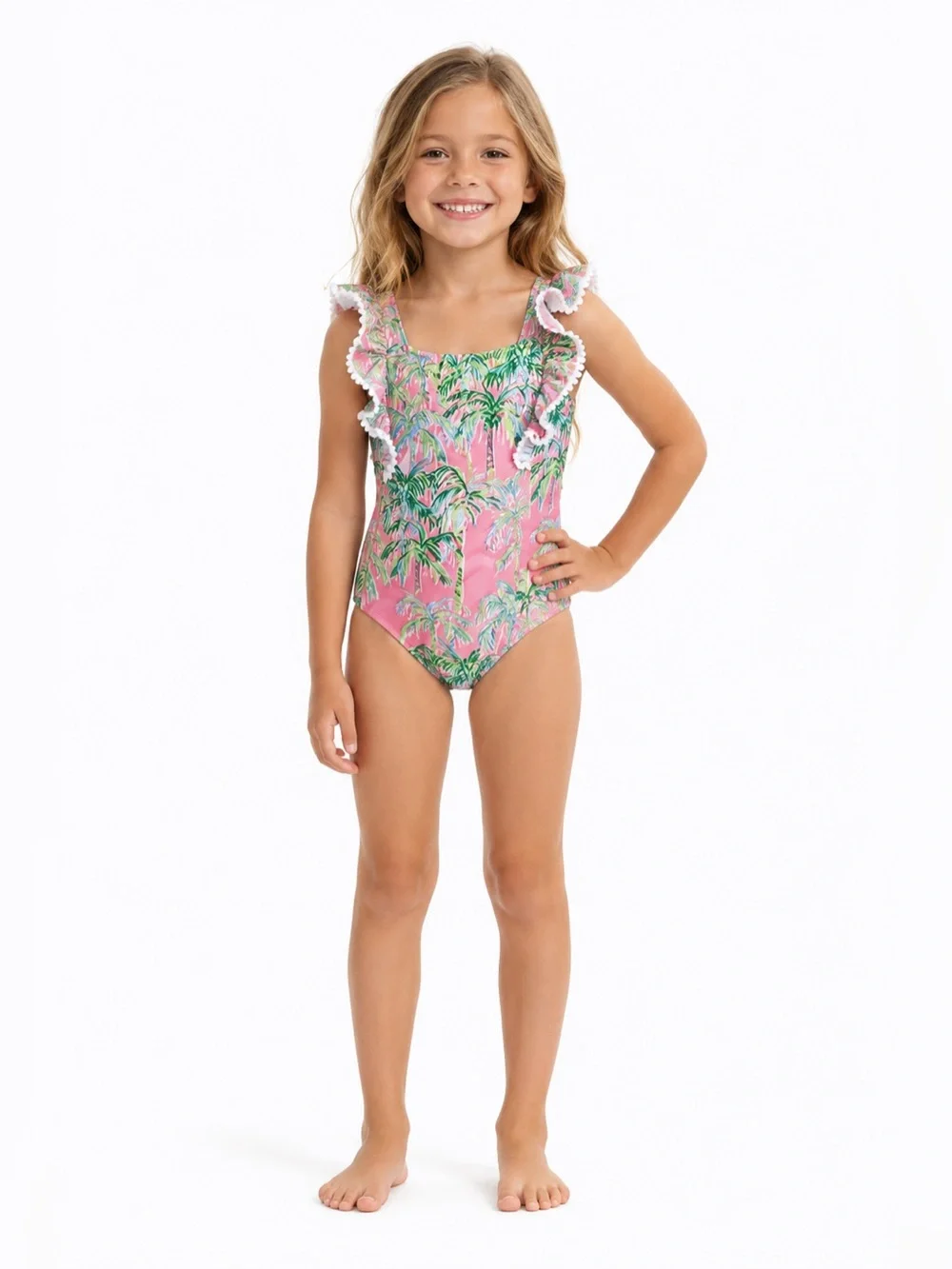 Tropical Palm Kids Swimwear